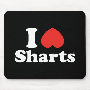 I Heart Sharts Muismat