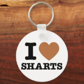 I Heart Sharts Sleutelhanger (Voorkant)