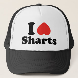 I Heart Sharts Trucker Pet