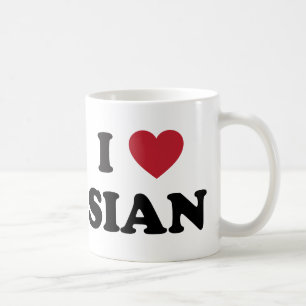 I Heart Sian China Koffiemok