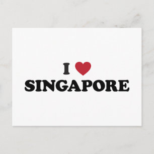I Heart Singapore Briefkaart