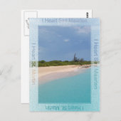I Heart Sint Maarten Briefkaart (Voorkant / Achterkant)