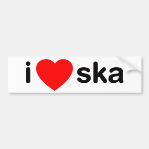 I Heart Ska Bumpersticker