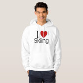 I Heart Skiing Sweatshirt (Voorkant volledig)