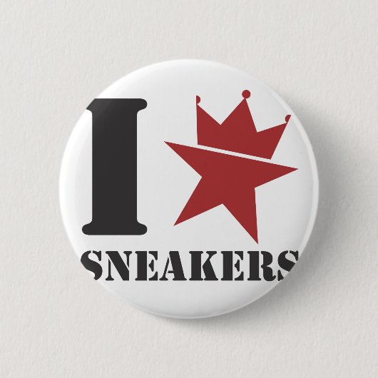 I<HEART>Sneakers Ronde Button 5,7 Cm (Voorkant)