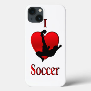 I Heart Soccer iPhone 13 Hoesje