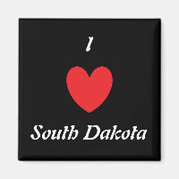I Heart South Dakota Magnet