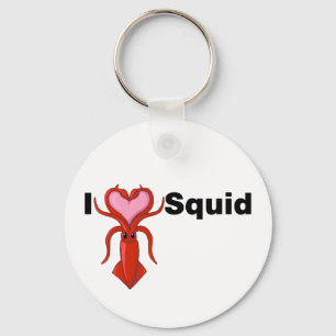 I Heart Squid Sleutelhanger