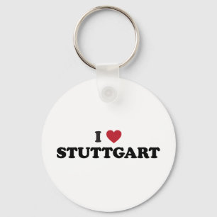 I Heart Stuttgart Duitsland Sleutelhanger