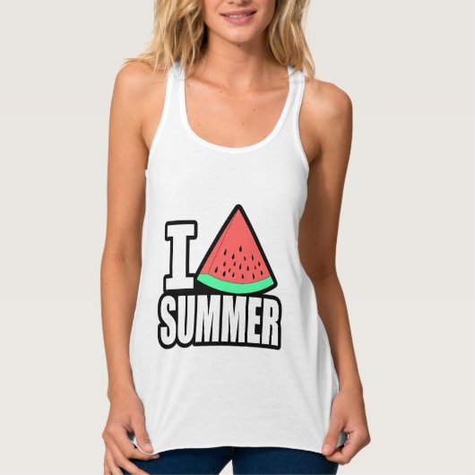 I Heart Summer Tanktop (Voorkant)