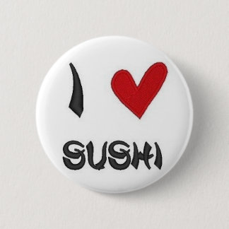 I Heart Sushi Ronde Button 5,7 Cm