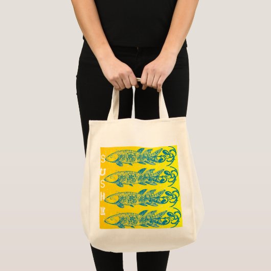 I Heart Sushi Tote Bag (Voorkant (product))