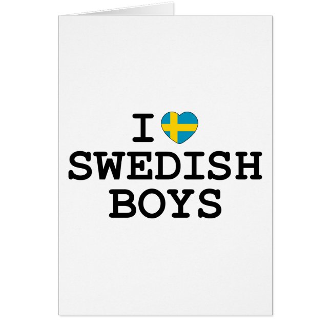 I Heart Swedish Boys (Voorkant)