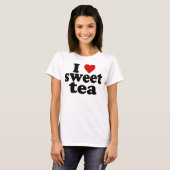 I Heart Sweet Tea T-shirt (Voorkant volledig)