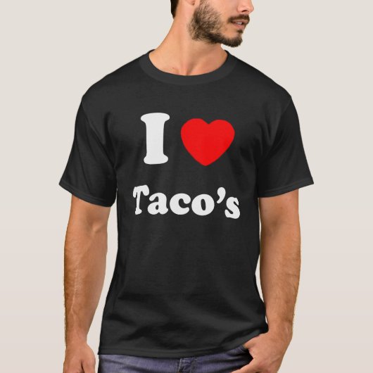 I Heart Taco's T-shirt (Voorkant)