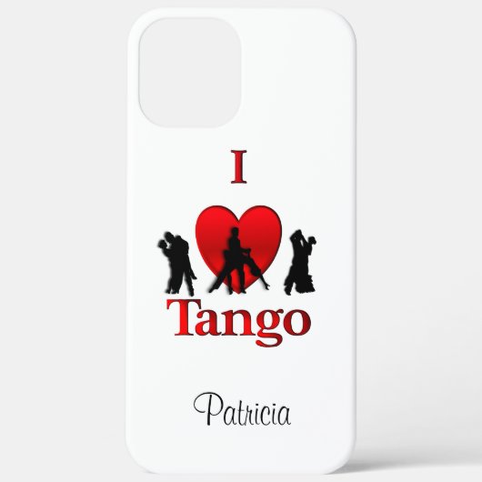 I Heart Tango Persoonlijk Case-Mate iPhone Case (Achterkant)