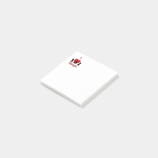 I Heart Tango Post-it® Notes (Schuin)