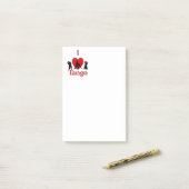 I Heart Tango Post-it® Notes (Op bureau)