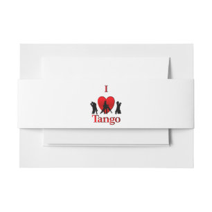 I Heart Tango Uitnodigingen Wikkel