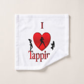 I Heart Tap Dance Bad Handdoek (Wasdoekje)