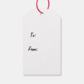 I Heart Tap Dance Cadeaulabel (Achterkant)