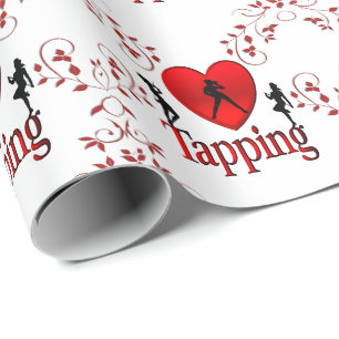I Heart Tap Dance Cadeaupapier