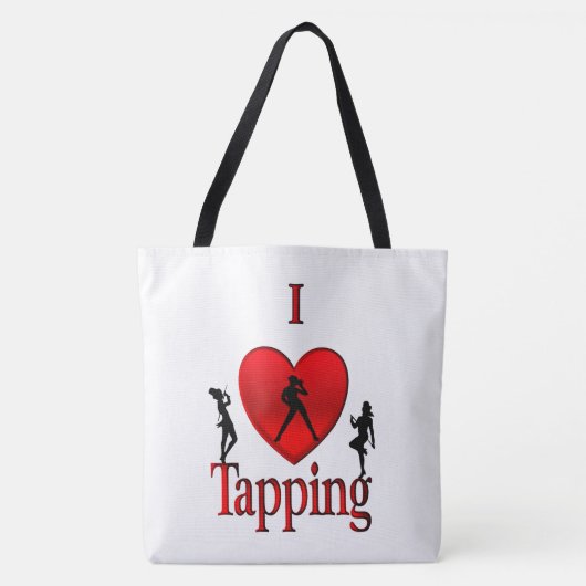 I Heart Tap Dance Draagtas (Voorkant)