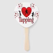 I Heart Tap Dance Handwaaier (Achterkant)