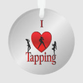I Heart Tap Dance Ornament (achterkant)