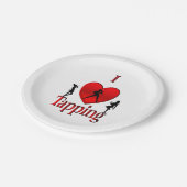 I Heart Tap Dance Papieren Bordje (Gekanteld)