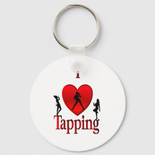 I Heart Tap Dance Sleutelhanger