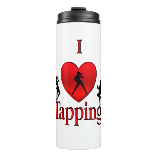 I Heart Tap Dance Thermosbeker (Voorkant)