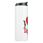 I Heart Tap Dance Thermosbeker (Gedraaid links)