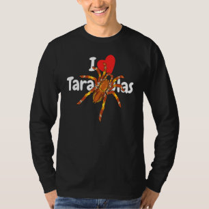 I Heart Tarantulas - Tarantula Spin Quote Design T-shirt