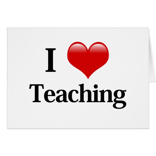 I Heart Teaching (Voorkant Horizontaal)