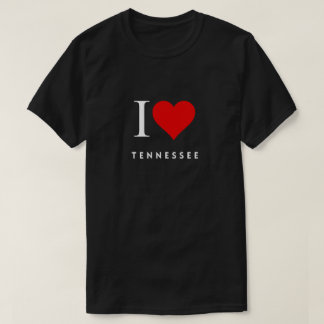 I Heart Tennessee blk Mannen T-shirt