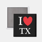 I Heart Texas Magnet (Recto/Verso)