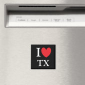 I Heart Texas Magnet (In Situ (Lave-vaisselle))