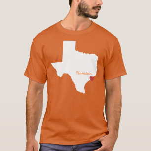 I Heart Texas -  stad T-shirt