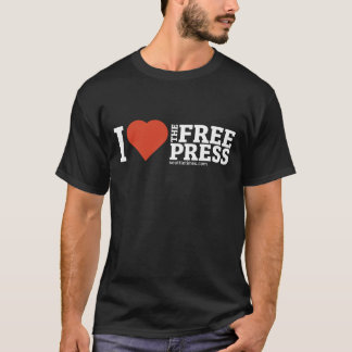 I Heart The Free Press Mannen T-Shirt