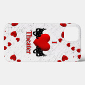 I Heart Theater Case-Mate iPhone Case (Achterkant (horizontaal))