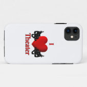 I Heart Theater Hoesje-Mate iPhone Case (Achterkant (horizontaal))