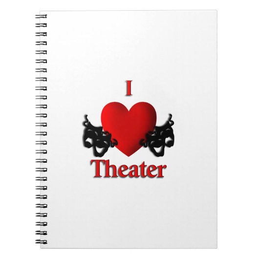 I Heart Theater Notitieboek (Voorkant)