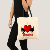 I Heart Theater Tote Bag (Voorkant (product))
