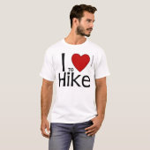 I Heart to Hike Shirt (Voorkant volledig)