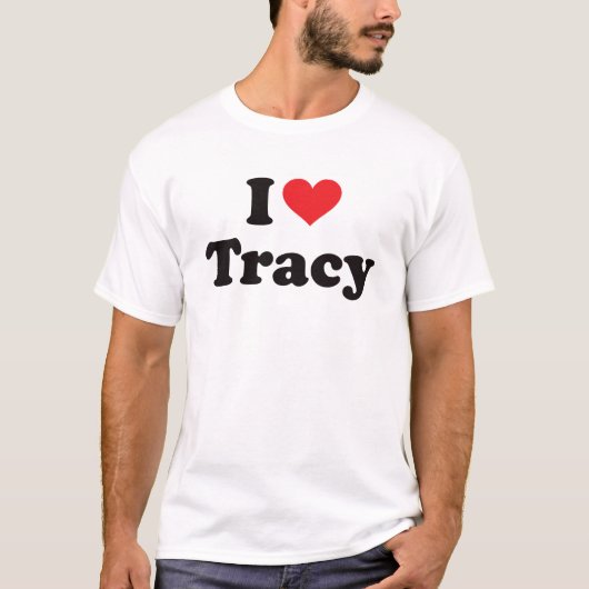 I Heart Tracy T-shirt (Voorkant)