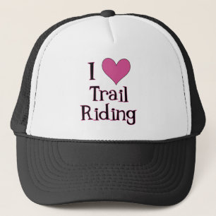 I Heart Trail Riding Trucker Pet