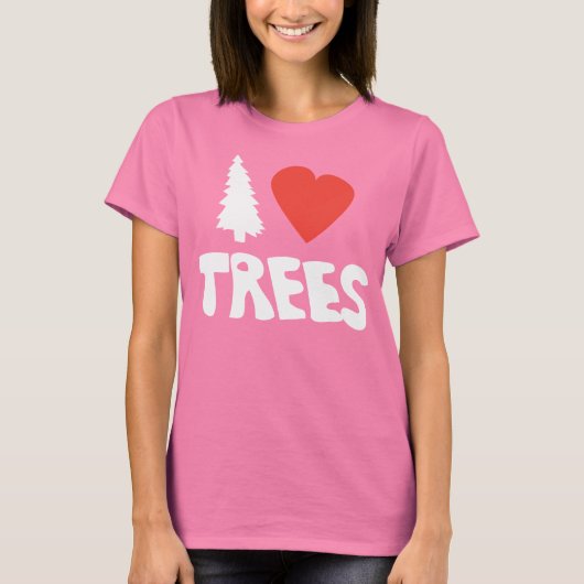 I Heart Trees T-shirt (Voorkant)