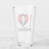 I Heart Trudeau Glas (Achterkant)
