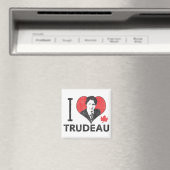 I Heart Trudeau Magneet (Insitu (Vaatwasser))